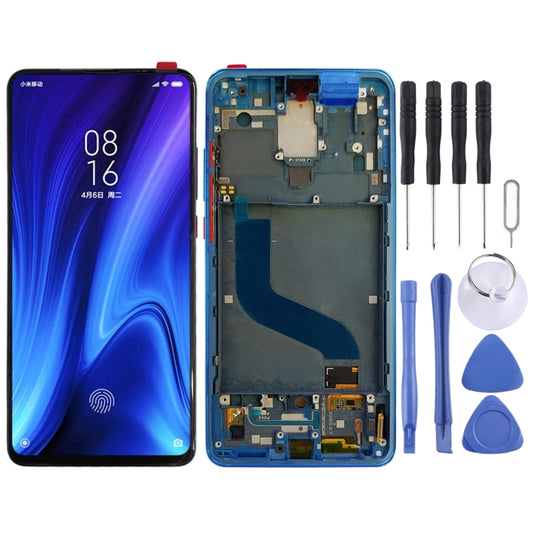 Original AMOLED LCD Screen for Xiaomi 9T Pro / Redmi K20 Pro / Redmi K20 Digitizer Full Assembly with Frame(Blue) - LCD Screen by buy2fix | Online Shopping UK | buy2fix