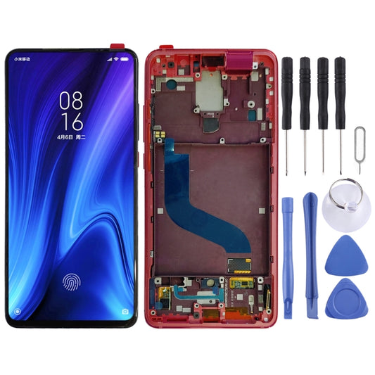 Original AMOLED LCD Screen for Xiaomi 9T Pro / Redmi K20 Pro / Redmi K20 Digitizer Full Assembly with Frame(Red) - LCD Screen by buy2fix | Online Shopping UK | buy2fix