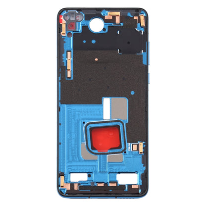 Original Middle Frame Bezel Plate with Side Keys for Huawei P40(Blue) - Full Housing Cover by buy2fix | Online Shopping UK | buy2fix
