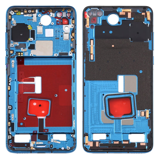 Original Middle Frame Bezel Plate with Side Keys for Huawei P40(Blue) - Full Housing Cover by buy2fix | Online Shopping UK | buy2fix