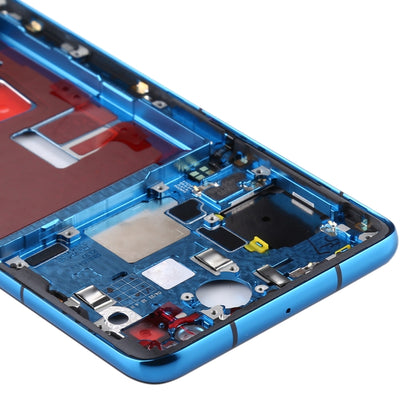 Original Middle Frame Bezel Plate with Side Keys for Huawei P40(Blue) - Full Housing Cover by buy2fix | Online Shopping UK | buy2fix