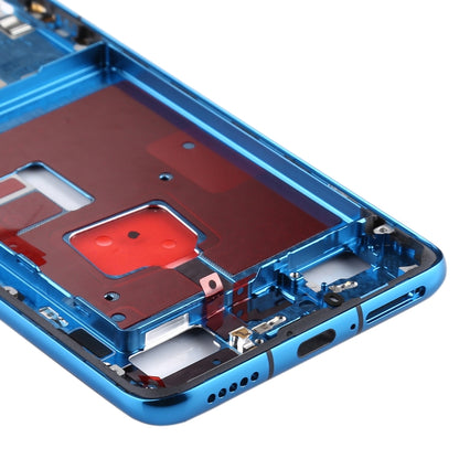Original Middle Frame Bezel Plate with Side Keys for Huawei P40(Blue) - Full Housing Cover by buy2fix | Online Shopping UK | buy2fix
