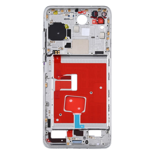 Original Middle Frame Bezel Plate with Side Keys for Huawei P40(Silver) - Full Housing Cover by buy2fix | Online Shopping UK | buy2fix