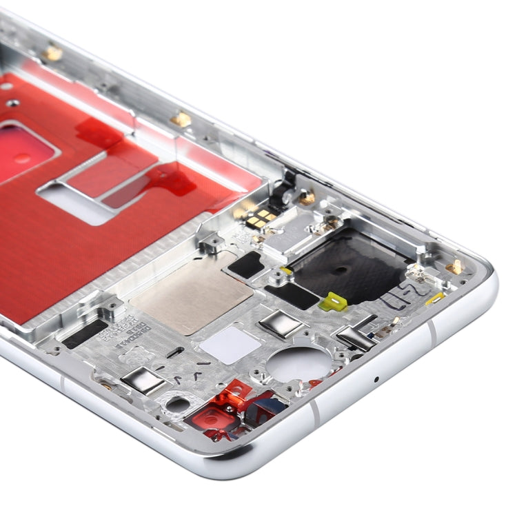 Original Middle Frame Bezel Plate with Side Keys for Huawei P40(Silver) - Full Housing Cover by buy2fix | Online Shopping UK | buy2fix