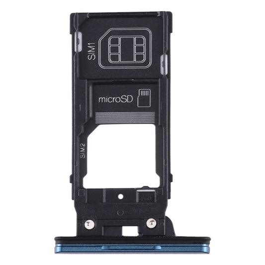 SIM Card Tray + SIM Card Tray + Micro SD Card Tray for Sony Xperia XZ2(Green) - Card Tray by buy2fix | Online Shopping UK | buy2fix
