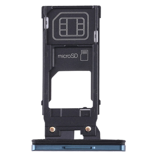 SIM Card Tray + Micro SD Card Tray for Sony Xperia XZ3(Green) - Card Tray by buy2fix | Online Shopping UK | buy2fix