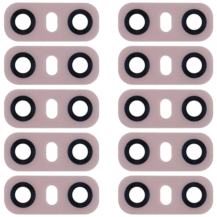 10 PCS Back Camera Lens with Adhesive for LG G6 H870/H871/H872/ LS993(Pink) - For LG by buy2fix | Online Shopping UK | buy2fix