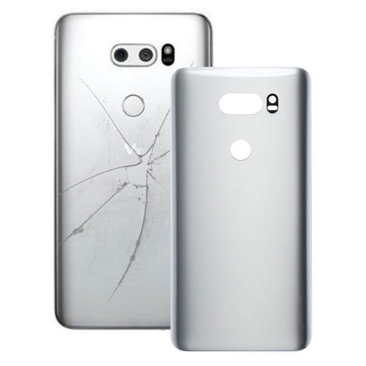 Back Cover with Adhesive for LG V30 (Silver) - For LG by buy2fix | Online Shopping UK | buy2fix