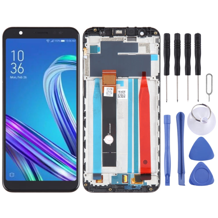 OEM LCD Screen for Asus ZenFone Max M1 ZB555KL X00PD Digitizer Full Assembly with Frame（Black) - LCD Screen by buy2fix | Online Shopping UK | buy2fix
