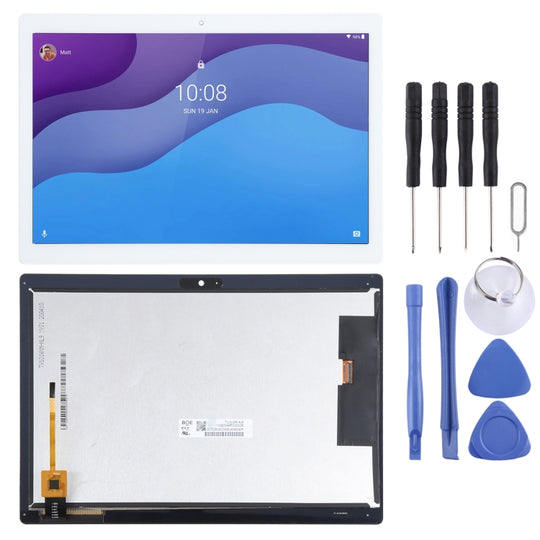 LCD-Bildschirm und Digitizer-Vollmontage für Lenovo Tab M10 HD TB-X505 X505F TB-X505L X505 (Weiß)