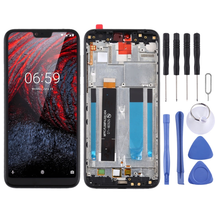 TFT LCD Screen for Nokia X6 / 6.1 Plus TA-1099 TA-1116 TA-1103 TA-1083 Digitizer Full Assembly with Frame - LCD Screen by buy2fix | Online Shopping UK | buy2fix