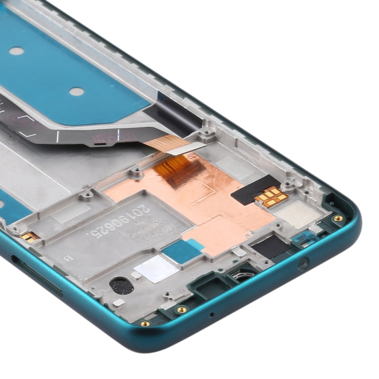 TFT LCD Screen for Nokia 7.2 TA-1196 Digitizer Full Assembly with Frame (Green) - LCD Screen by buy2fix | Online Shopping UK | buy2fix