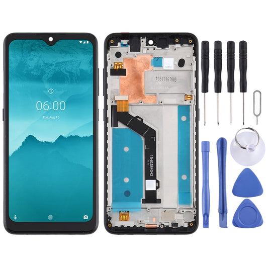 TFT LCD Screen for Nokia 6.2 TA-1198 TA-1200 TA-1187 TA-1201 TA-1196 Digitizer Full Assembly with Frame (Black) - LCD Screen by buy2fix | Online Shopping UK | buy2fix