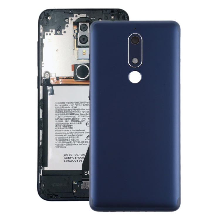 Battery Back Cover for Nokia 5.1 / TA-1061 TA-1075 TA-1076 TA-1088(Blue) - Back Cover by buy2fix | Online Shopping UK | buy2fix