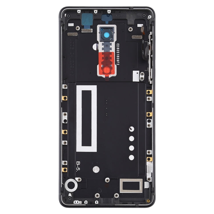 Battery Back Cover with Power & Volume Button Flex Cable & Camera Lens Cover for Nokia 5 TA-1024 TA-1027 TA-1044 TA-1053(Black) - Back Cover by buy2fix | Online Shopping UK | buy2fix