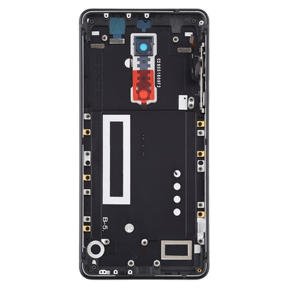 Battery Back Cover with Power & Volume Button Flex Cable & Camera Lens Cover for Nokia 5 TA-1024 TA-1027 TA-1044 TA-1053(Black) - Back Cover by buy2fix | Online Shopping UK | buy2fix