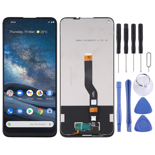 LCD-Bildschirm und Digitizer-Vollmontage für Nokia 8.3