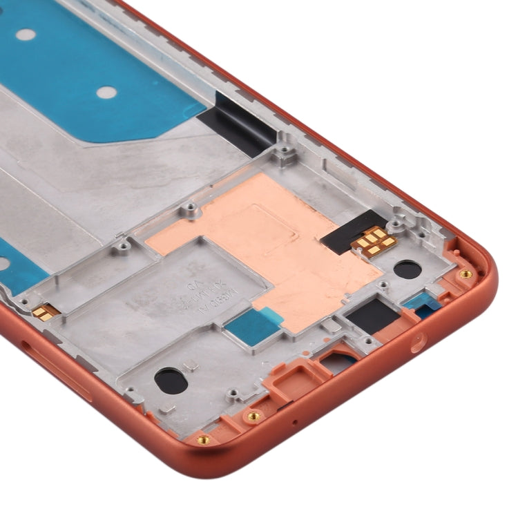 Middle Frame Bezel Plate for Nokia 7.2 / 6.2 / TA-1196 TA-1198 TA-1200 TA-1187 TA-1201 (Orange) - Full Housing Cover by buy2fix | Online Shopping UK | buy2fix