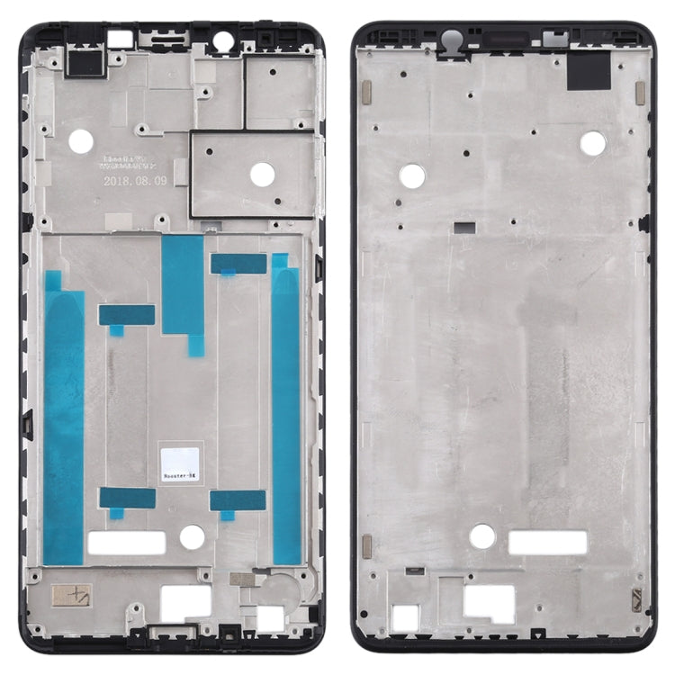 Middle Frame Bezel Plate for Nokia 3.1 Plus TA-1118 TA-1104 TA-1125 TA-1117 TA-1113 TA-1115 (Black) - Full Housing Cover by buy2fix | Online Shopping UK | buy2fix