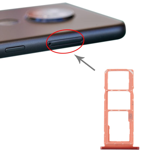 SIM Card Tray + SIM Card Tray + Micro SD Card Tray for Nokia 7.2 / 6.2 TA-1196 TA-1198 TA-1200 TA-1187 TA-1201(Orange) - Card Tray by buy2fix | Online Shopping UK | buy2fix