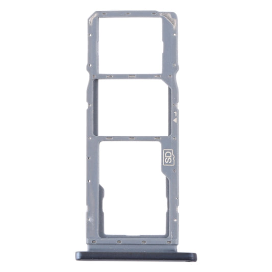 SIM Card Tray + SIM Card Tray + Micro SD Card Tray for Nokia 7.2 / 6.2 TA-1196 TA-1198 TA-1200 TA-1187 TA-1201(Silver) - Card Tray by buy2fix | Online Shopping UK | buy2fix