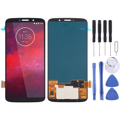 Original OLED LCD Screen for Motorola Moto Z3 with Digitizer Full Assembly  (Black) - LCD Screen by buy2fix | Online Shopping UK | buy2fix