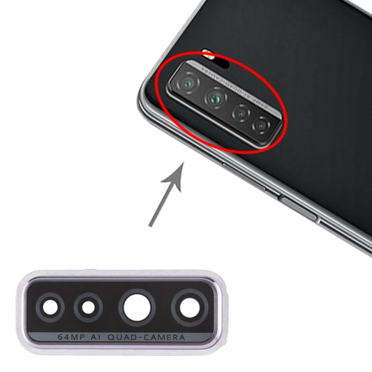 For Huawei P40 Lite 5G / Nova 7 SE  Original Camera Lens Cover (Silver) - Camera Series by buy2fix | Online Shopping UK | buy2fix