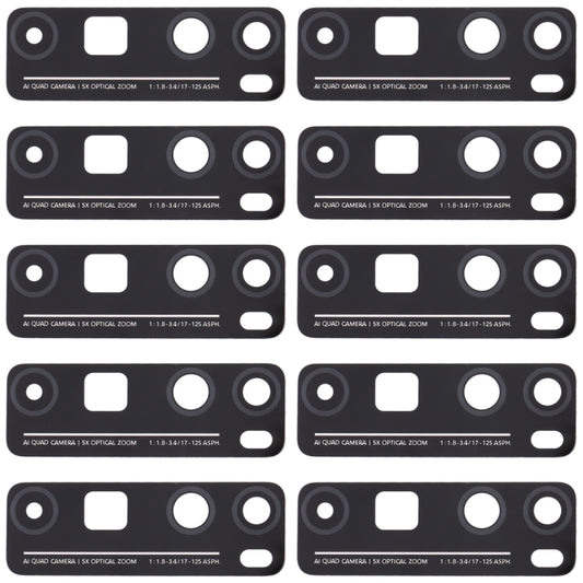 For Huawei Nova 7 Pro 5G  10pcs Back Camera Lens (Black) - Camera Series by buy2fix | Online Shopping UK | buy2fix