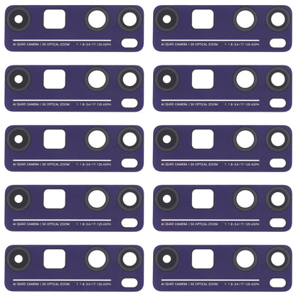 For Huawei Nova 7 Pro 5G  10pcs Back Camera Lens (Purple) - Camera Series by buy2fix | Online Shopping UK | buy2fix