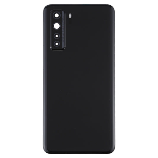 Original Battery Back Cover with Camera Lens Cover for Huawei P40 Lite 5G / Nova 7 SE(Black) - Back Cover by buy2fix | Online Shopping UK | buy2fix