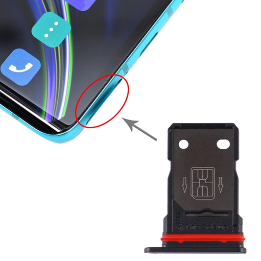 For OnePlus 8 Original SIM Card Tray + SIM Card Tray (Black) - Card Tray by buy2fix | Online Shopping UK | buy2fix
