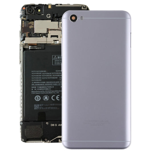 Back Cover with Camera Lens & Side Keys for Xiaomi Redmi Note 5A(Grey) - Back Cover by buy2fix | Online Shopping UK | buy2fix