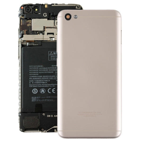 Back Cover with Camera Lens & Side Keys for Xiaomi Redmi Note 5A(Gold) - Back Cover by buy2fix | Online Shopping UK | buy2fix