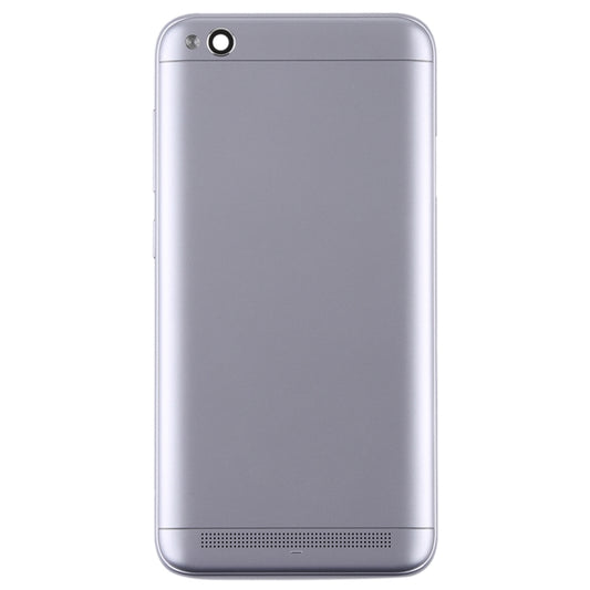 Back Cover with Camera Lens & Side Keys for Xiaomi Redmi 5(Grey) - Back Cover by buy2fix | Online Shopping UK | buy2fix