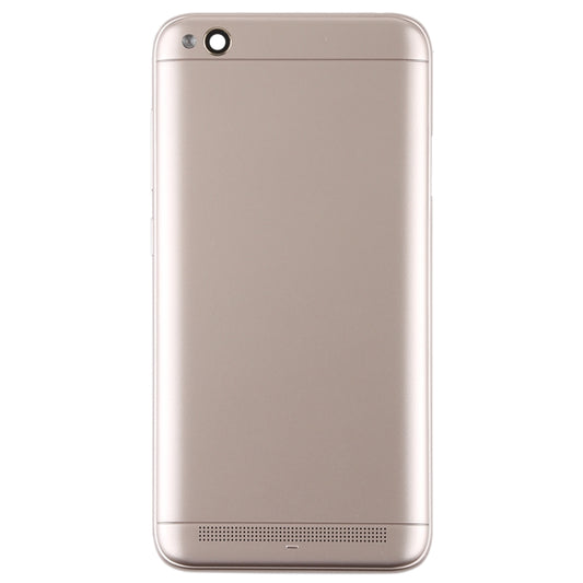Back Cover with Camera Lens & Side Keys for Xiaomi Redmi 5A(Gold) - Back Cover by buy2fix | Online Shopping UK | buy2fix