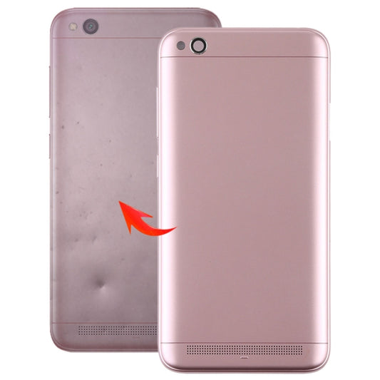 Back Cover with Camera Lens & Side Keys for Xiaomi Redmi 5A(Rose Gold) - Back Cover by buy2fix | Online Shopping UK | buy2fix