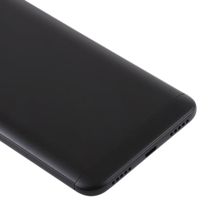 Back Cover with Camera Lens & Side Keys for Xiaomi Redmi 5 Plus(Black) - Back Cover by buy2fix | Online Shopping UK | buy2fix