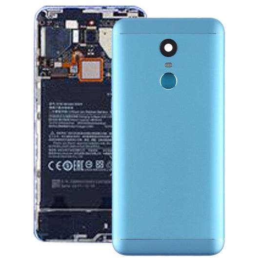 Back Cover with Camera Lens & Side Keys for Xiaomi Redmi 5 Plus(Blue) - Back Cover by buy2fix | Online Shopping UK | buy2fix