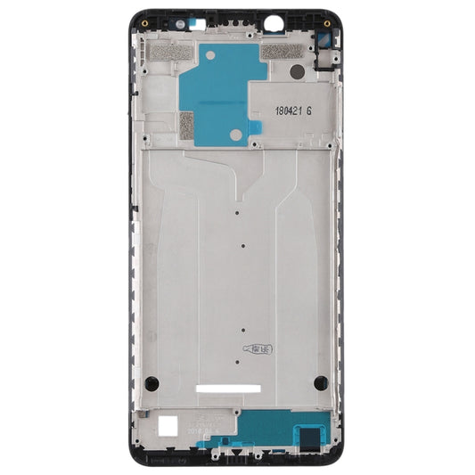 Front Housing LCD Frame Bezel for Xiaomi Redmi Note 5(Black) - Frame Bezel Plate by buy2fix | Online Shopping UK | buy2fix