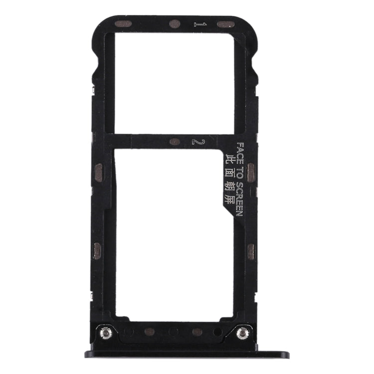 2 SIM Card Tray / Micro SD Card Tray for Xiaomi Redmi Note 5(Black) by buy2fix