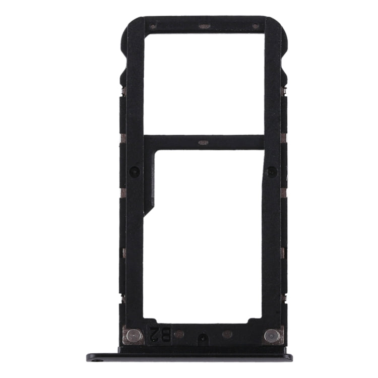 2 SIM Card Tray / Micro SD Card Tray for Xiaomi Redmi Note 5(Black) by buy2fix