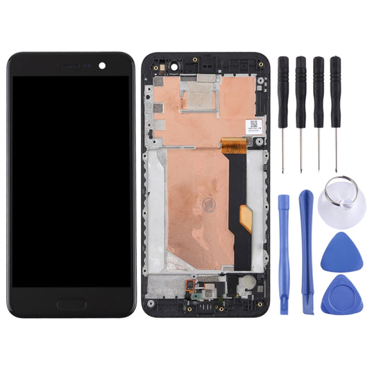 Original LCD Screen for HTC U Play Digitizer Full Assembly with Frame (Black) - LCD Screen by buy2fix | Online Shopping UK | buy2fix