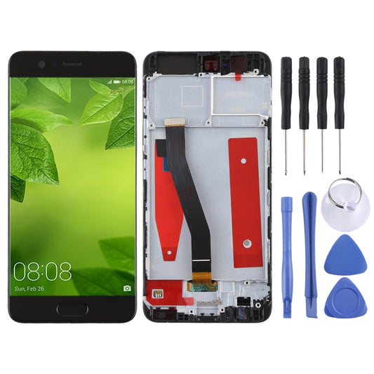 OEM LCD Screen for Huawei P10 Digitizer Full Assembly with Frame(Black) - LCD Screen by buy2fix | Online Shopping UK | buy2fix