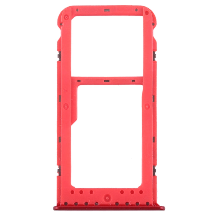 SIM Card Tray + SIM Card Tray / Micro SD Card Tray for Huawei Honor V9 Play (Red) by buy2fix