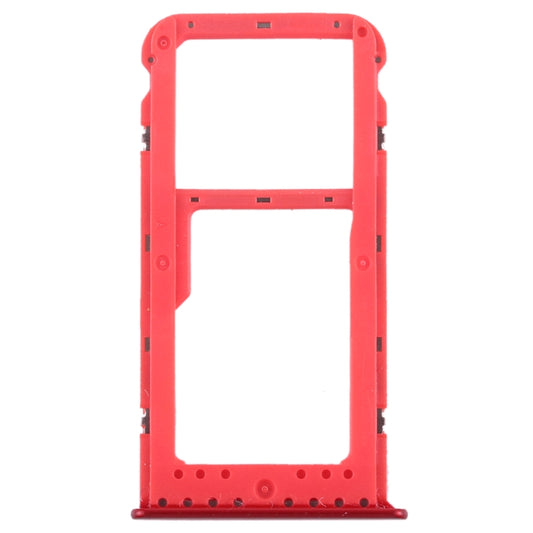 SIM Card Tray + SIM Card Tray / Micro SD Card Tray for Huawei Honor V9 Play (Red) by buy2fix