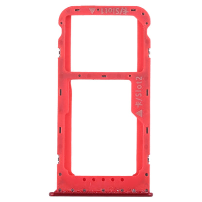 SIM Card Tray + SIM Card Tray / Micro SD Card Tray for Huawei Honor V9 Play (Red) by buy2fix