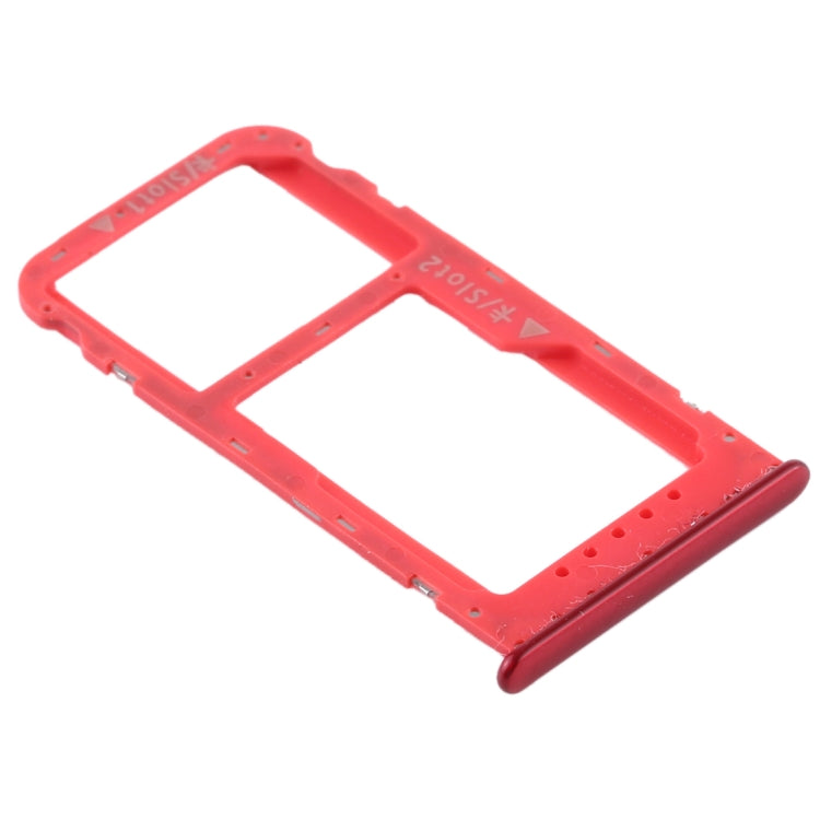 SIM Card Tray + SIM Card Tray / Micro SD Card Tray for Huawei Honor V9 Play (Red) by buy2fix