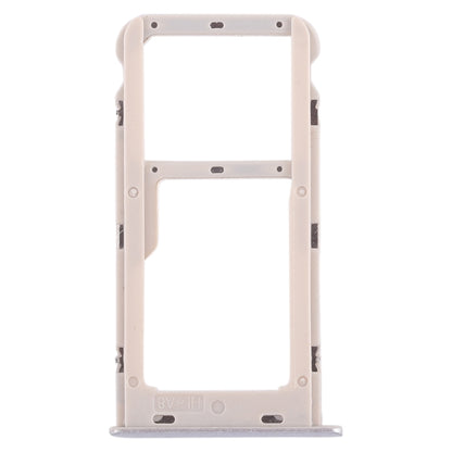 SIM Card Tray + SIM Card Tray / Micro SD Card Tray for Huawei Honor 6A (Silver) by buy2fix