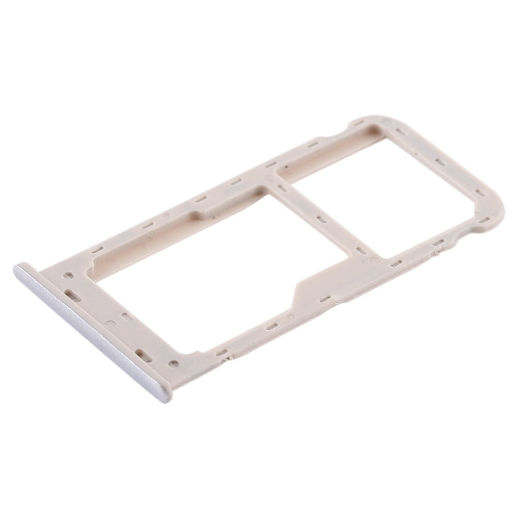 SIM Card Tray + SIM Card Tray / Micro SD Card Tray for Huawei Honor 6A (Silver) by buy2fix
