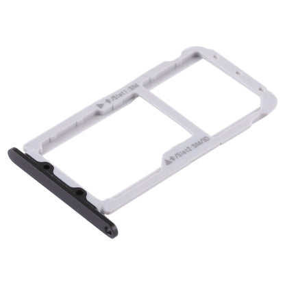 SIM Card Tray + SIM Card Tray / Micro SD Card Tray for Huawei Honor V9 (Black) by buy2fix